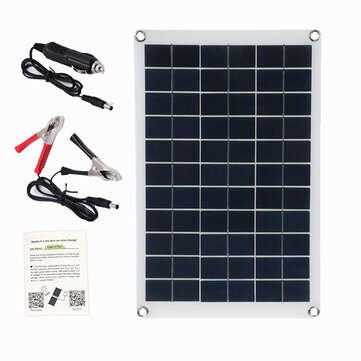 100W Solar Panel Kit 12V Battery Charger 10-100A LCD Cont... (CONTROLLER CURRENT: WITHOUTCONTROLLER)