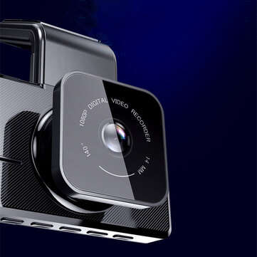 K10 3 Inch HD 1080P Dual Lens Dash Cam Front and Rear Camera Night Vision Video Recorder Car DVR Par