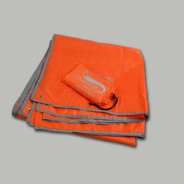 Desert&Fox Waterproof Picnic Mat Ultralight Tent Floor Pad Pocket Tent... (SIZE: M | COLOR.: ORANGE)