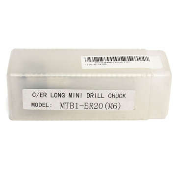 MT1 Shank ER20 Morse Taper Collet Chuck Holder M6 Thread