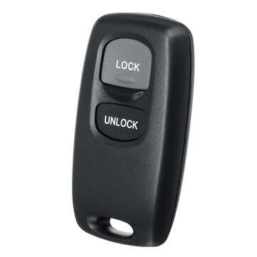 2 Buttons Remote Key Shell Case with CR2025 Battery For Mazda 3/5/6 Car