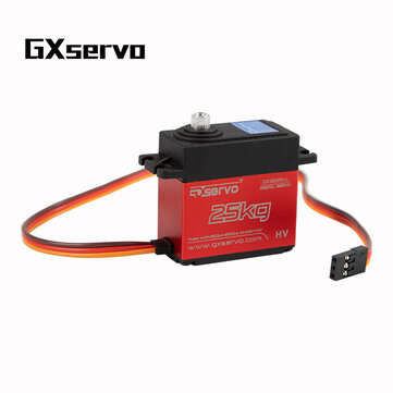 2/4/6pcs GXservo GX3225MG 25KG Servo High Torque Digital Steering Metal Gear Ser... (MODEL: 6PIECES)