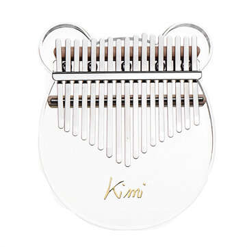 KIMI M-10/M-1 17 Keys Acrylic Kalimba Plate Type Crystal Clear Thumb Piano (LETTER: A)
