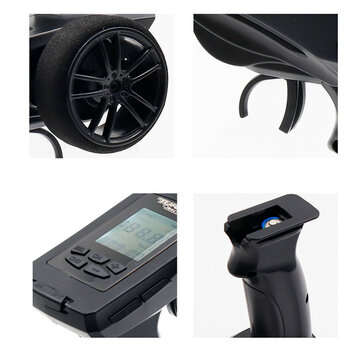 Turbo Racing P52 91804G VT 2.4G 4CH LCD Display SVC Gyro Remote Control Transmitter RX41 Receiver 1/