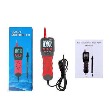 PTM6A Automatic Range Digital Multimeter with Backlight AC DC Voltage Resistance Frequency Temperatu