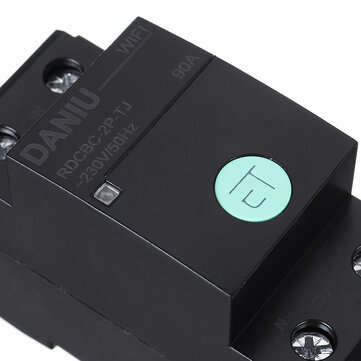 DANIU TUYA APP 2P 90A Smart WIFI Circuit Breaker Voltage Energy Power kWh Meter Time Timer Relay Swi