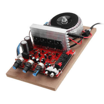200W 220V High Power Amplifier Field Effect Transistor Front And Back Stage Hi-Fi Power Amplifier Bo