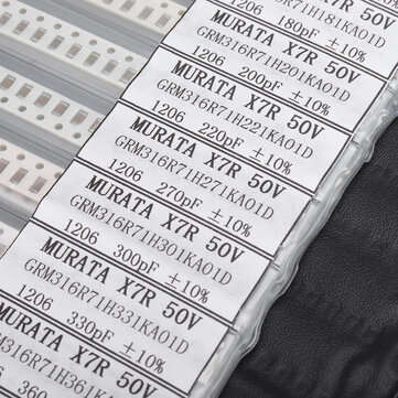 2000Pcs 1206 SMD Capacitor with 80 Kinds Value