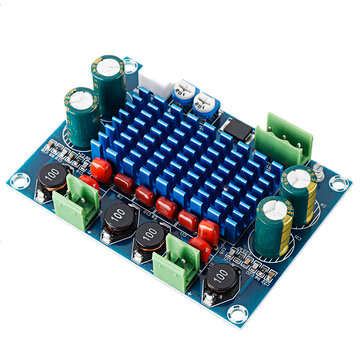 XH-M572 High-power Digital Power Amplifier Board TPA3116D2 Chassis Dedicated to Plug-in 5-28V Output