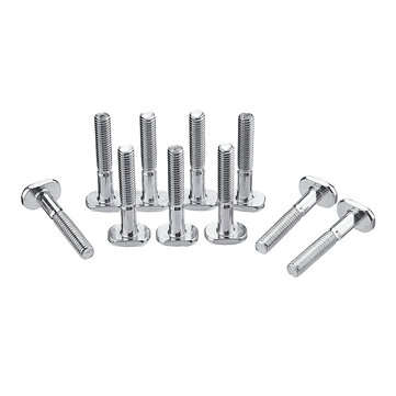 Drillpro 10pcs M6x40mm T-Nut T Sliding Screws For  30 Series Miter Track Woodworking Tool