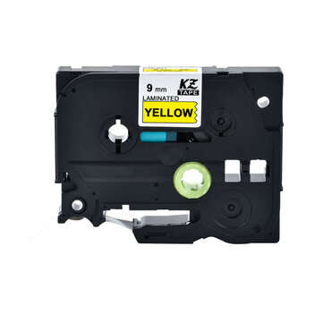 9mm 12mm Printer Label Tape for Brother PT-E100B/300BT/D210 Pr... (SIZE: 9MM | COLOR: BLACKONYELLOW)