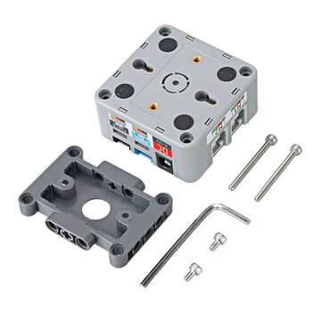 M5Stack BaseX Battery Base Compatible with EV3 Motor 4-way RJ11 Motor & 2-way Servi Interface 900m