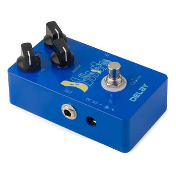 Caline CP-19 Blue Ocean Delay Guitar Effects Pedal True Bypass 25ms-600ms Delay Time