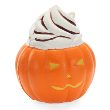 Halloween Squishy Pumpkin Ice Cream 8cm Soft Slow Rising With Packaging Collection Gift Decor Toy