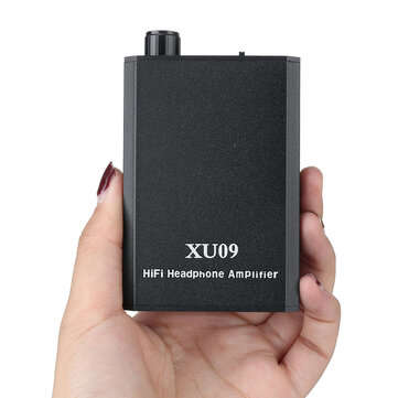 Earphone Amplifier Rechargeable High Performance Stereo XU09 Portable Headphone Amplifier Built-in B