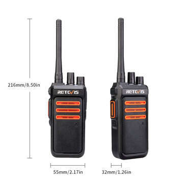 Retevis RT76 Two Way Radio Civil Intercom Console 5w 30 Channel USB Base Walkie Talkie