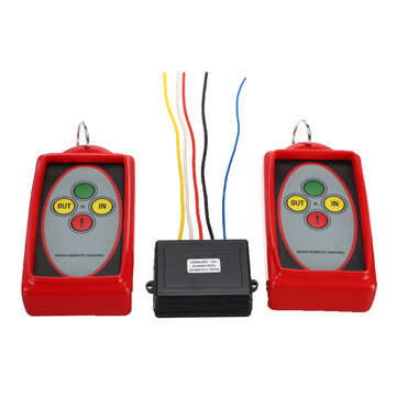 12V 433MHz Universal Winch Wireless Remote Control Switch Kit For Jeep ATV SUV