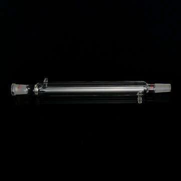 300mm 24/40 Glass Straight Liebig Condenser West Condenser Lab Distillation Glassware