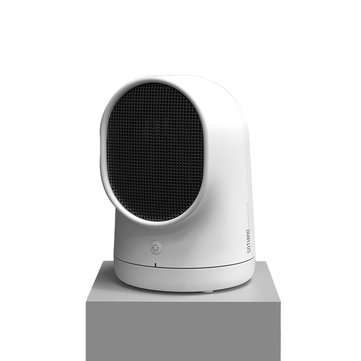 500W Portable Mini Space Electric Ceramic Heater Personal Heater Fan for Home and... (COLOR.: WHITE)