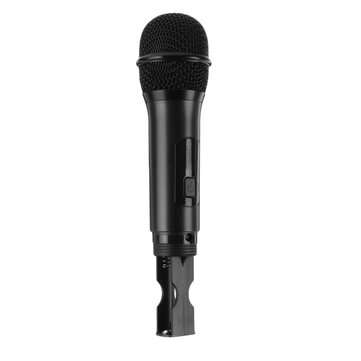 Gitafish K380K UHF Wireless Dual HandHeld Microphone System/LCD Display + Rechargeable Receiver