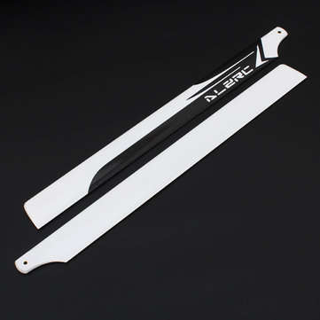 1 Pair ALZRC Carbon Fiber Main Blade For Devil 465 RIGID 480 RIGID 480 FAST X360 RC Helicopter 370mm