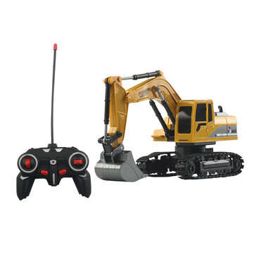 Mofun 1026 40Mhz 1/24 6CH RC Excavator Car Vehicle Models Toy Engineer Truck With Alloy Parts Light