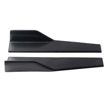 45cm Car Black Side Skirts Rocker Spiltters Winglet Wings Decorations for BMW E90 E91 E92 E93 E46 F8