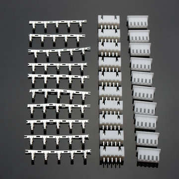 Excellway 10sets of 4S 5Pin 2.54mm Lipo Balance Connector Plug Diy Housing Model Kit