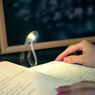 Mini Bookmark with Lamp Led Light for Reading Book Bookmark Reading Lamp Creative Portable Small Nig