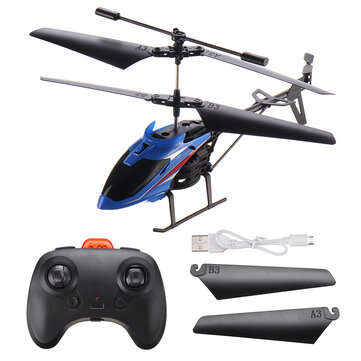JJRC SY003A/B 3.5CH One-key Takeoff Infrared Remote Control Helicopter RTF (COLOR.: BLUE)