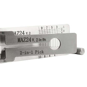 DANIU MAZ24 2 in 1 Car Door Lock Pick Decoder Unlock Tool Locksmith Tools