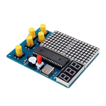 51 Single Chip Microcomputer Computer Game Machine Tetris/Snake/Racing/Aircraft Assembled