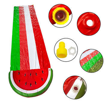 Watermelon Slip Slide Surf Water Slide Mat Lawn for Children Summer Pool Games Toys Backyard Outdoor