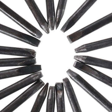 20Pcs Vintage Punches Flower Stamps Die Set Jewelry Making Metal Stamping Tools