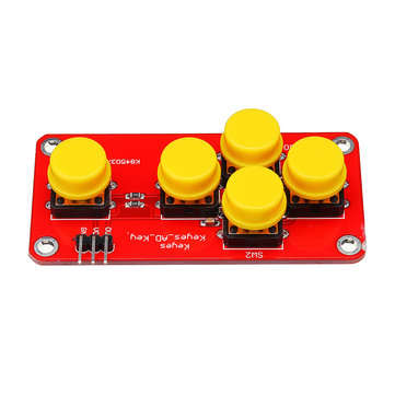 5pcs AD Analog Keyboard Module Electronic Building Blocks 5 Keys Geekcreit for Arduino - products th