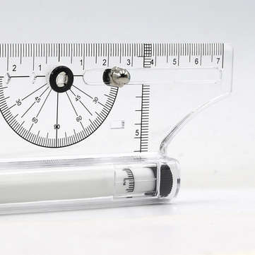 15CM Angle Parallel Ruler Pulley Orientation Multifunction Ruler DIY Hand Tool Design Drawing Studen