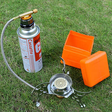 4000W Foldable Mini Gas Burner Portable Camping Stoves Picnic Furnace Outdoor Travel