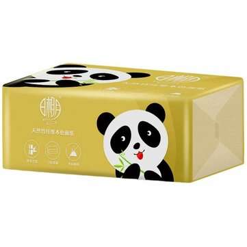 6packs Unbleached Toilet Paper Tissue Bamboo Toilet Paper Hypoallergenic Kitchen Toilet Paper Pumpin