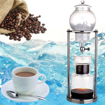 1000ml Dutch Coffee Pot Cold Water Drip Coffee Maker Serve For 10 Cups