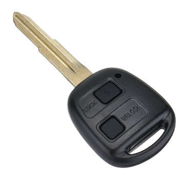 2 Button Remote Key Fob With Switch Battery Pad For Toyota Yaris Avensis Corolla RAV4