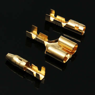 140 Pieces 3.9 mm Male Female Double Motorcycle Car Bullet Connector Terminals