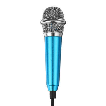 Mini Portable Vocal/Instrument Microphone for Mobile Phone Laptop Notebook Apple i... (COLOR.: BLUE)