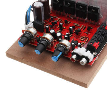 200W 220V High Power Amplifier Field Effect Transistor Front And Back Stage Hi-Fi Power Amplifier Bo