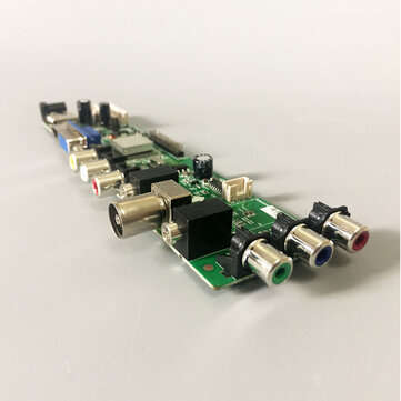 DS.D3663LUA.A81.2.PA V56 V59 Universal LCD Driver Board Support DVB-T2 TV Board+7 Key Switch+IR 3663