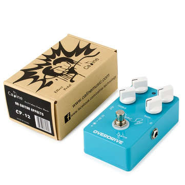 Caline CP-12 Pure Sky Overdrive Guitar Effects Pedal True Bypass with EQ Effects