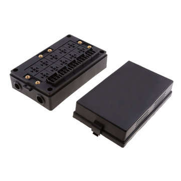 18-Way Fuse Relay Box Holder Block Circuit Protector Terminals Replacement Part for Automotive Marin