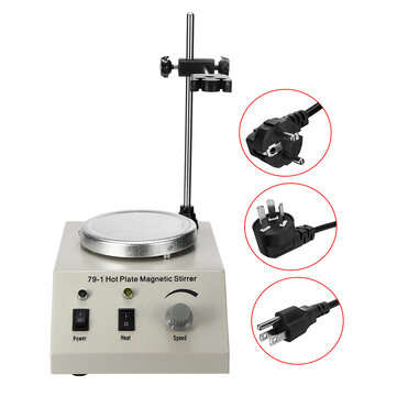 79-1 110V/220V 1000ml Hot Plate Magnetic Stirrer Lab Heating Speed Control Mixer A... (PLUG: AUPLUG)