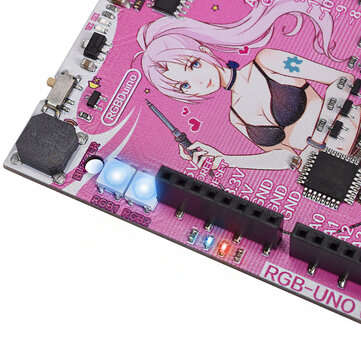 RGBDuino UN0 V1.2 Jenny Development Board ATmega328P Chip CH340C VS UN0 R3 Upgrade for Raspberry Pi