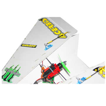 550mm Wingspan DIY Magic Board Paper RC Airplane RC Plane PNP for Beginner