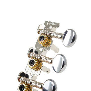 Silver+Gold Guitar String Tuning Pegs Tuners Machine Heads Guitar Parts